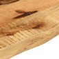 vidaXL Tischplatte 70x40x3,8 cm Baumkante Massivholz Raues Mangoholz vidaXL Tischplatte 70x40x3,8 cm Baumkante Massivholz Raues Mangoholz