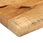 vidaXL Tischplatte 140x40x2,5 cm Baumkante Massivholz Raues Mangoholz vidaXL Tischplatte 140x40x2,5 cm Baumkante Massivholz Raues Mangoholz
