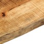 vidaXL Tischplatte 140x40x2,5 cm Baumkante Massivholz Raues Mangoholz vidaXL Tischplatte 140x40x2,5 cm Baumkante Massivholz Raues Mangoholz