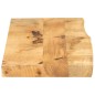 vidaXL Tischplatte 120x20x2,5 cm Baumkante Massivholz Raues Mangoholz vidaXL Tischplatte 120x20x2,5 cm Baumkante Massivholz Raues Mangoholz