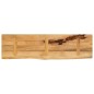 vidaXL Tischplatte 120x20x2,5 cm Baumkante Massivholz Raues Mangoholz vidaXL Tischplatte 120x20x2,5 cm Baumkante Massivholz Raues Mangoholz
