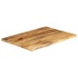 vidaXL Tischplatte 70x60x3,8 cm Baumkante Massivholz Raues Mangoholz vidaXL Tischplatte 70x60x3,8 cm Baumkante Massivholz Raues Mangoholz
