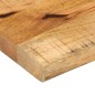 vidaXL Tischplatte 110x30x3,8 cm Baumkante Massivholz Raues Mangoholz vidaXL Tischplatte 110x30x3,8 cm Baumkante Massivholz Raues Mangoholz