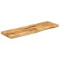 vidaXL Tischplatte 100x20x3,8 cm Baumkante Massivholz Raues Mangoholz vidaXL Tischplatte 100x20x3,8 cm Baumkante Massivholz Raues Mangoholz