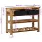 vidaXL Konsolentisch 100x35x75 cm Massivholz Mango vidaXL Konsolentisch 100x35x75 cm Massivholz Mango