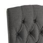 vidaXL Esszimmerstühle 4 Stk. Grau Leinen-Optik Stoff vidaXL Esszimmerstühle 4 Stk. Grau Leinen-Optik Stoff