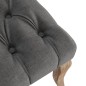 vidaXL Esszimmerstühle 4 Stk. Grau Leinen-Optik Stoff vidaXL Esszimmerstühle 4 Stk. Grau Leinen-Optik Stoff