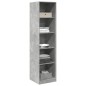 vidaXL Kleiderschrank Betongrau 50x50x200 cm Holzwerkstoff vidaXL Kleiderschrank Betongrau 50x50x200 cm Holzwerkstoff
