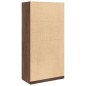 vidaXL Kleiderschrank Braun Eiche-Optik 100x50x200 cm Holzwerkstoff vidaXL Kleiderschrank Braun Eiche-Optik 100x50x200 cm Holzwerkstoff