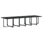 vidaXL 17-tlg. Garten-Essgruppe Schwarz Poly Rattan vidaXL 17-tlg. Garten-Essgruppe Schwarz Poly Rattan