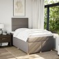 vidaXL Boxspringbett mit Matratze Taupe 120x200 cm Stoff vidaXL Boxspringbett mit Matratze Taupe 120x200 cm Stoff