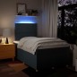 vidaXL Boxspringbett mit Matratze Blau 120x200 cm Stoff vidaXL Boxspringbett mit Matratze Blau 120x200 cm Stoff