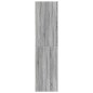 vidaXL Kleiderschrank Grau Sonoma 80x50x200 cm Holzwerkstoff vidaXL Kleiderschrank Grau Sonoma 80x50x200 cm Holzwerkstoff