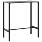 vidaXL 5-tlg. Gartenbar-Set Schwarz Pulverbeschichteter Stahl vidaXL 5-tlg. Gartenbar-Set Schwarz Pulverbeschichteter Stahl