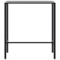 vidaXL 5-tlg. Gartenbar-Set Schwarz Pulverbeschichteter Stahl vidaXL 5-tlg. Gartenbar-Set Schwarz Pulverbeschichteter Stahl