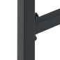 vidaXL 5-tlg. Gartenbar-Set Schwarz Pulverbeschichteter Stahl vidaXL 5-tlg. Gartenbar-Set Schwarz Pulverbeschichteter Stahl