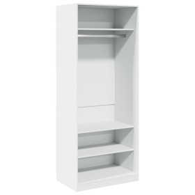 vidaXL Kleiderschrank Weiß 80x50x200 cm Holzwerkstoff