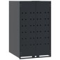 vidaXL Mülltonnenbox für 1 Tonne Anthrazit 69x79x117 cm Stahl vidaXL Mülltonnenbox für 1 Tonne Anthrazit 69x79x117 cm Stahl