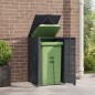 vidaXL Mülltonnenbox für 1 Tonne Anthrazit 69x79x117 cm Stahl vidaXL Mülltonnenbox für 1 Tonne Anthrazit 69x79x117 cm Stahl