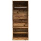 vidaXL Kleiderschrank Altholz-Optik 80x50x200 cm Holzwerkstoff vidaXL Kleiderschrank Altholz-Optik 80x50x200 cm Holzwerkstoff