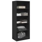 vidaXL Kleiderschrank Schwarz 80x50x200 cm Holzwerkstoff vidaXL Kleiderschrank Schwarz 80x50x200 cm Holzwerkstoff