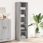 vidaXL Kleiderschrank Grau Sonoma 50x50x200 cm Holzwerkstoff vidaXL Kleiderschrank Grau Sonoma 50x50x200 cm Holzwerkstoff