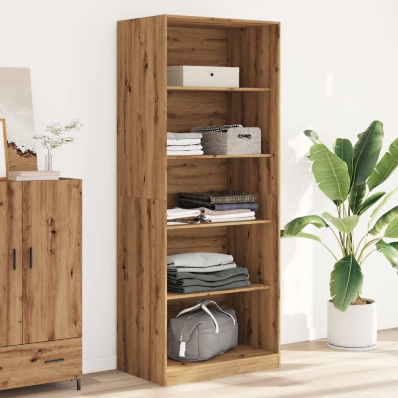 vidaXL Kleiderschrank Artisan-Eiche 80x50x200 cm Holzwerkstoff vidaXL Kleiderschrank Artisan-Eiche 80x50x200 cm Holzwerkstoff