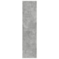 vidaXL Kleiderschrank Betongrau 80x50x200 cm Holzwerkstoff vidaXL Kleiderschrank Betongrau 80x50x200 cm Holzwerkstoff