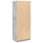 vidaXL Kleiderschrank Betongrau 80x50x200 cm Holzwerkstoff vidaXL Kleiderschrank Betongrau 80x50x200 cm Holzwerkstoff