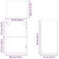 vidaXL Hängeschrank Sonoma-Eiche 39,5x31x60 cm Holzwerkstoff vidaXL Hängeschrank Sonoma-Eiche 39,5x31x60 cm Holzwerkstoff