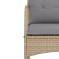 vidaXL Garten-Schaukelstuhl mit Kissen Beige Poly Rattan vidaXL Garten-Schaukelstuhl mit Kissen Beige Poly Rattan