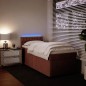 vidaXL Boxspringbett mit Matratze Rosa 90x200 cm Samt vidaXL Boxspringbett mit Matratze Rosa 90x200 cm Samt