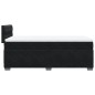 vidaXL Boxspringbett mit Matratze Schwarz 100x200 cm Samt vidaXL Boxspringbett mit Matratze Schwarz 100x200 cm Samt