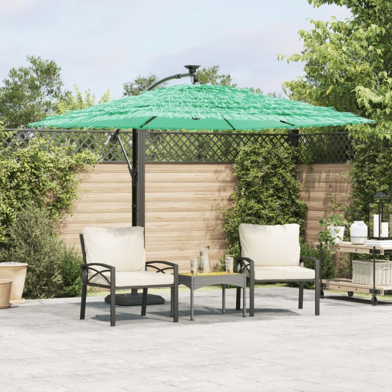 vidaXL Sonnenschirm mit Stahlmast Grün 246x246x230 cm vidaXL Sonnenschirm mit Stahlmast Grün 246x246x230 cm