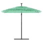vidaXL Sonnenschirm mit Stahlmast Grün 246x246x230 cm vidaXL Sonnenschirm mit Stahlmast Grün 246x246x230 cm