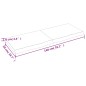 Tischplatte 140x50x6 cm Massivholz Eiche Unbehandelt Tischplatte 140x50x6 cm Massivholz Eiche Unbehandelt