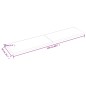 Tischplatte 220x50x4 cm Massivholz Eiche Unbehandelt Tischplatte 220x50x4 cm Massivholz Eiche Unbehandelt