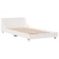 vidaXL Massivholzbett ohne Matratze Weiß 100x200 cm Kiefernholz vidaXL Massivholzbett ohne Matratze Weiß 100x200 cm Kiefernholz