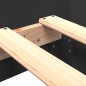 vidaXL Bettgestell Schwarz 90x200 cm Holzwerkstoff vidaXL Bettgestell Schwarz 90x200 cm Holzwerkstoff