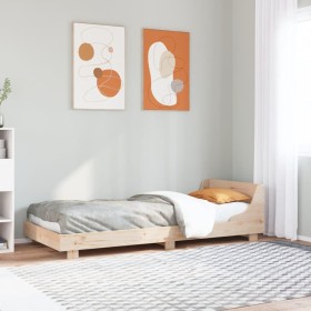 vidaXL Massivholzbett ohne Matratze 90x200 Kiefernholz