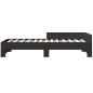 vidaXL Bettgestell Schwarz 75x190 cm Holzwerkstoff vidaXL Bettgestell Schwarz 75x190 cm Holzwerkstoff