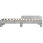 vidaXL Bettgestell Betongrau 75x190 cm Holzwerkstoff vidaXL Bettgestell Betongrau 75x190 cm Holzwerkstoff
