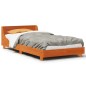 vidaXL Massivholzbett ohne Matratze Wachsbraun 75x190 cm Kiefernholz vidaXL Massivholzbett ohne Matratze Wachsbraun 75x190 cm Kiefernholz