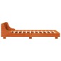 vidaXL Massivholzbett ohne Matratze Wachsbraun 75x190 cm Kiefernholz vidaXL Massivholzbett ohne Matratze Wachsbraun 75x190 cm Kiefernholz