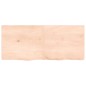 vidaXL Tischplatte 140x60x(2-6) cm Massivholz Eiche Unbehandelt vidaXL Tischplatte 140x60x(2-6) cm Massivholz Eiche Unbehandelt