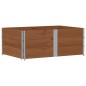vidaXL Paletten-Aufsatzrahmen 3 Stk. Braun 150x100cm Massivholz Kiefer vidaXL Paletten-Aufsatzrahmen 3 Stk. Braun 150x100cm Massivholz Kiefer