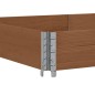 vidaXL Paletten-Aufsatzrahmen 3 Stk. Braun 150x100cm Massivholz Kiefer vidaXL Paletten-Aufsatzrahmen 3 Stk. Braun 150x100cm Massivholz Kiefer
