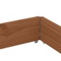 vidaXL Paletten-Aufsatzrahmen 3 Stk. Braun 150x100cm Massivholz Kiefer vidaXL Paletten-Aufsatzrahmen 3 Stk. Braun 150x100cm Massivholz Kiefer