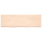 Tischplatte 160x50x6 cm Massivholz Eiche Unbehandelt