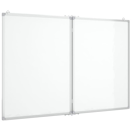 vidaXL Magnetisches Whiteboard Klappbar 100x80x1,7 cm Aluminium